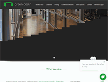 Tablet Screenshot of greendesk.com